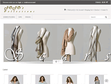 Tablet Screenshot of jojos-collections.com